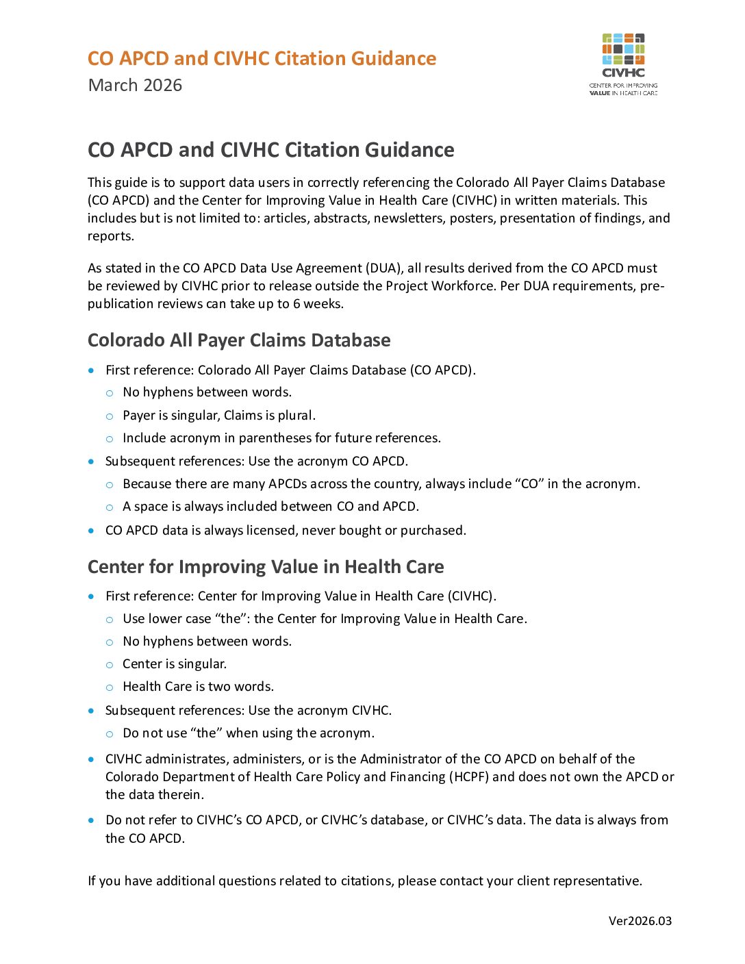 CIVHC.org