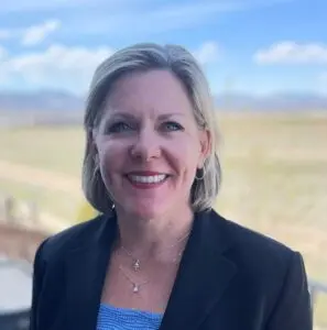 The image is likely a professional headshot of Cari Frank. She is likely dressed in professional attire, with a warm and approachable expression, conveying a sense of professionalism and friendliness. The background may be neutral, such as gray or white, focusing attention on her face. This headshot would align with CIVHC's content, showcasing her involvement or expertise in healthcare, particularly related to post-cancer experiences or initiatives within the organization. The overall appearance is polished and personable, reflecting her role and commitment to healthcare advocacy and improvement.